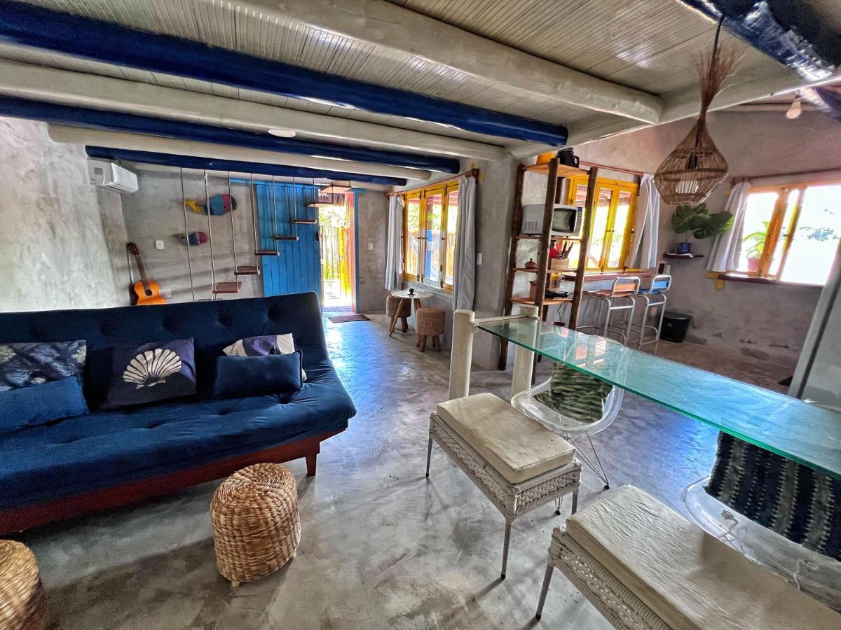 Casinha Azul Caraiva - Casa Completa Na Beira Do Rio Βίλα Εξωτερικό φωτογραφία