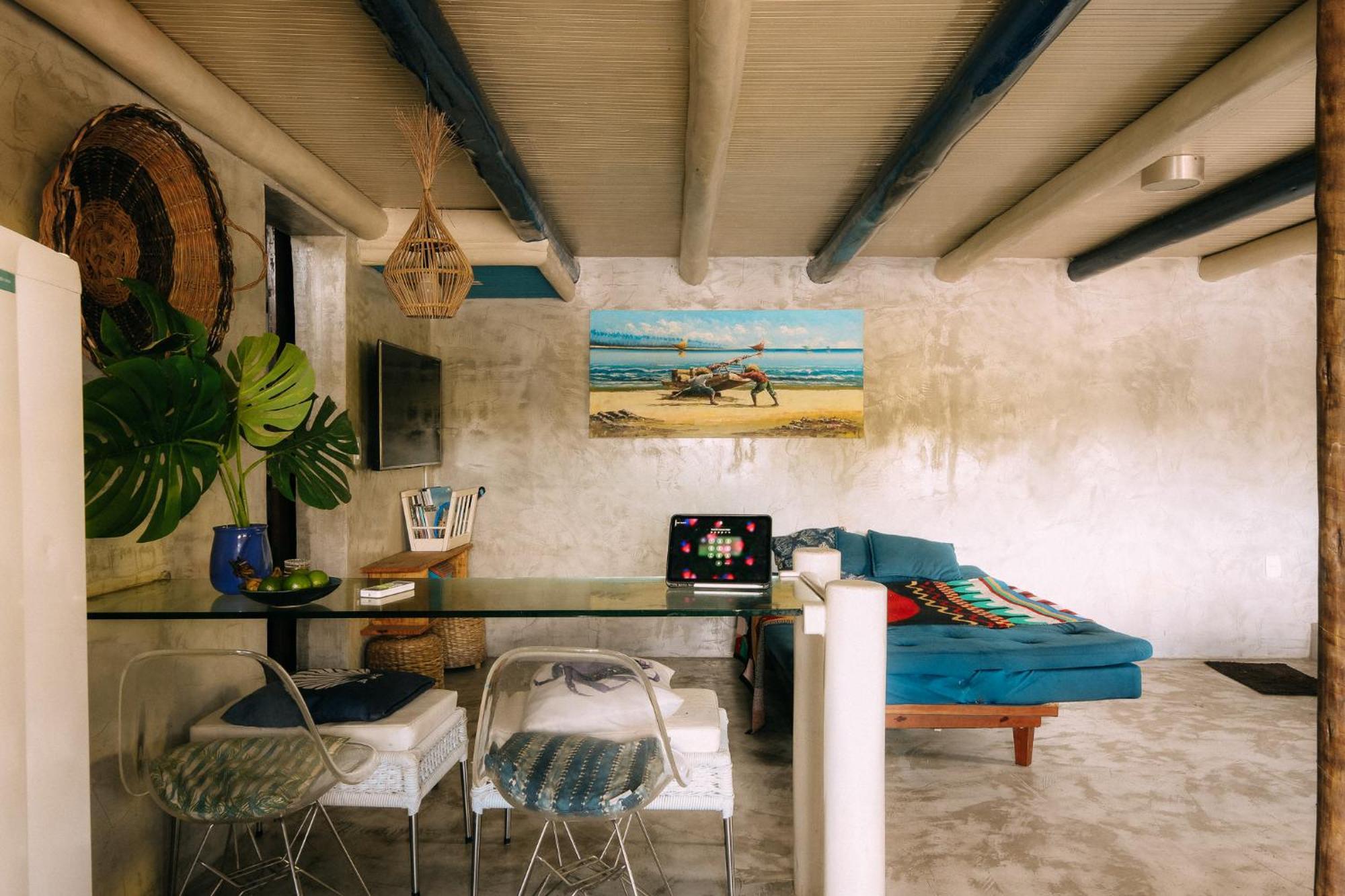 Casinha Azul Caraiva - Casa Completa Na Beira Do Rio Βίλα Εξωτερικό φωτογραφία