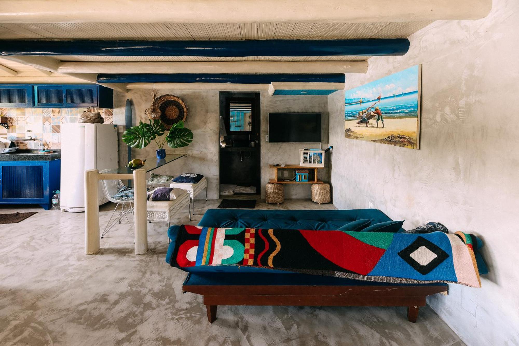 Casinha Azul Caraiva - Casa Completa Na Beira Do Rio Βίλα Εξωτερικό φωτογραφία